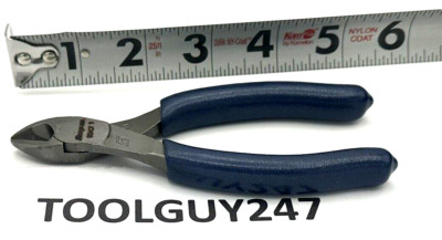 SNAP ON TOOLS  USA 85ACF MB 5'' POWER BLUE Soft Grip Diagonal Cutter NEW