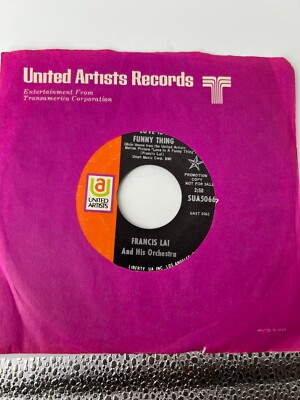 FRANCIS LAI-LOVE IS A FUNNY THING/CONCERTO FOR A LOVE'S ENDING-UA PROMO HEAR