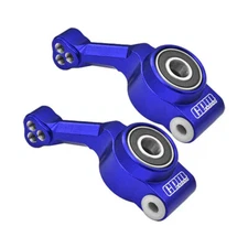 GPM Alum 7075 Alloy Rear Stub Axle Carriers Blue for 1/10 4X4 Slash/Rustler/Hoss