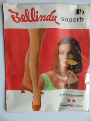 Vintage Belinda Superb, 20den, Farbe anthrazit, Größe 8 1/2, 70iger Jahre