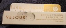 NEW NIB Velour Lashes Long & Strong Lash Serum Travel Size 2ml/0.06oz mini 