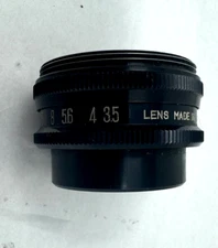 Camera Lens Perfex 75mm 1:3.5 No. 13577 Made In Japan Preowned Not Tested Used
