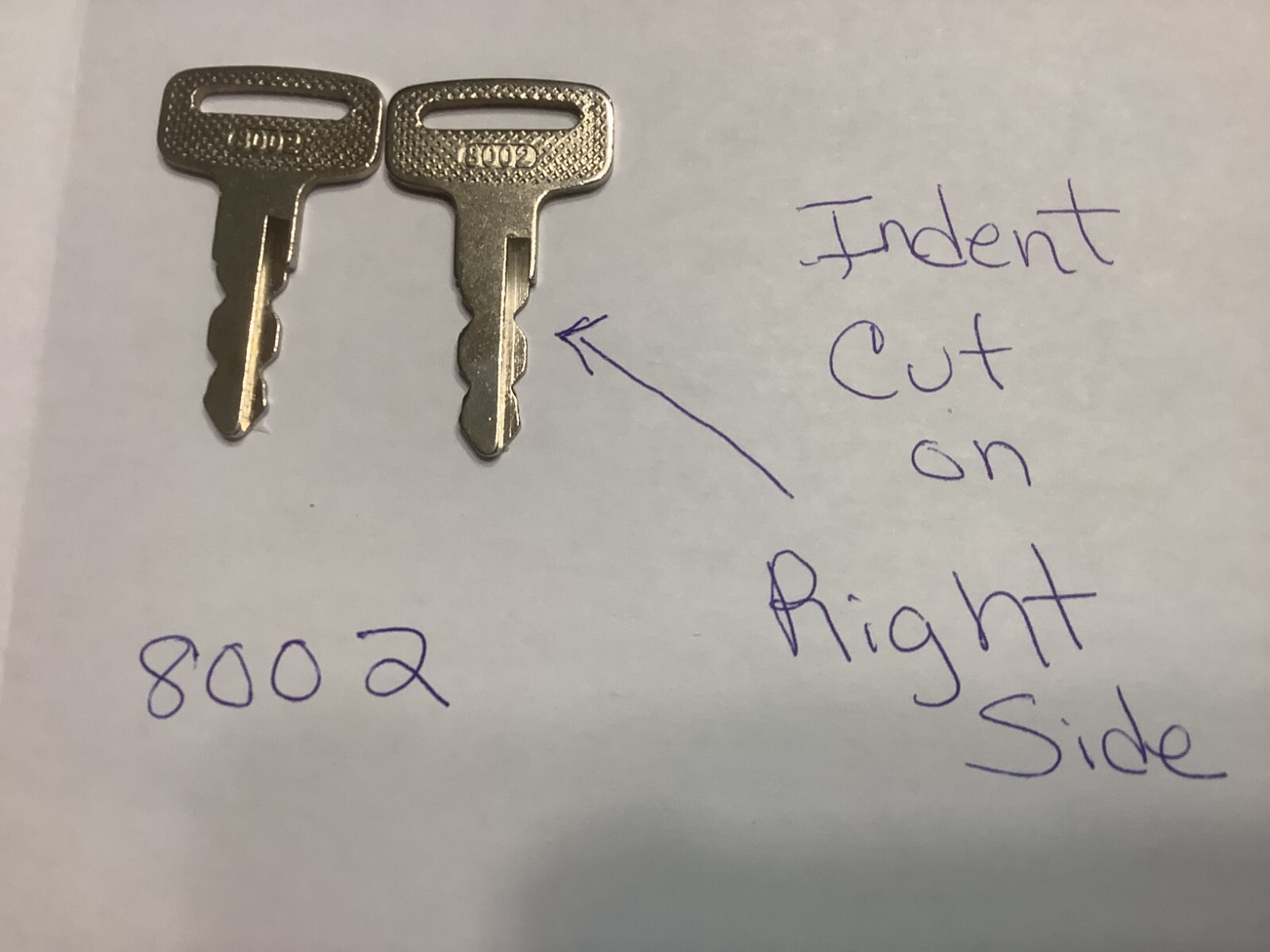 4 keys fit YAMAHA Golf Cart 8002 ONLY PTV 2010+ (10+) Ignition Key