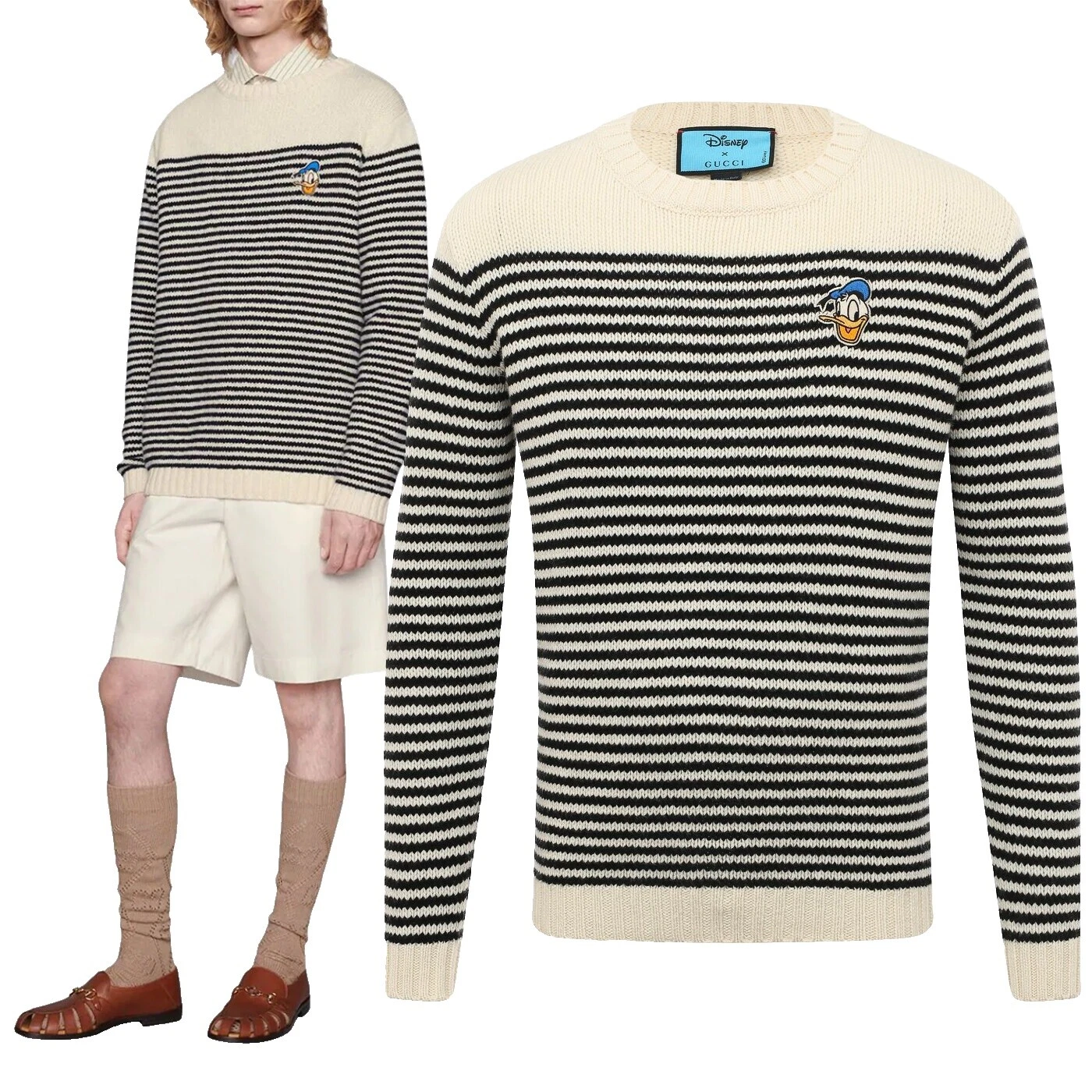 Gucci Regular Crewneck Sweaters Size 3XL for Men