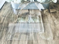 Durable Food Grade Square Clear Acrylic Cake Discs Essentials Kit