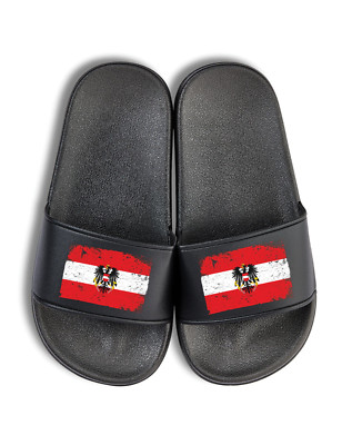 Kids Vintage Austria Football Sandals Flip Flops Print Boy and Girl