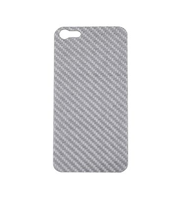 Iphone 5S Real Silver Carbon Fiber Back Plate For Element Vapor PRO SGP Neo Case