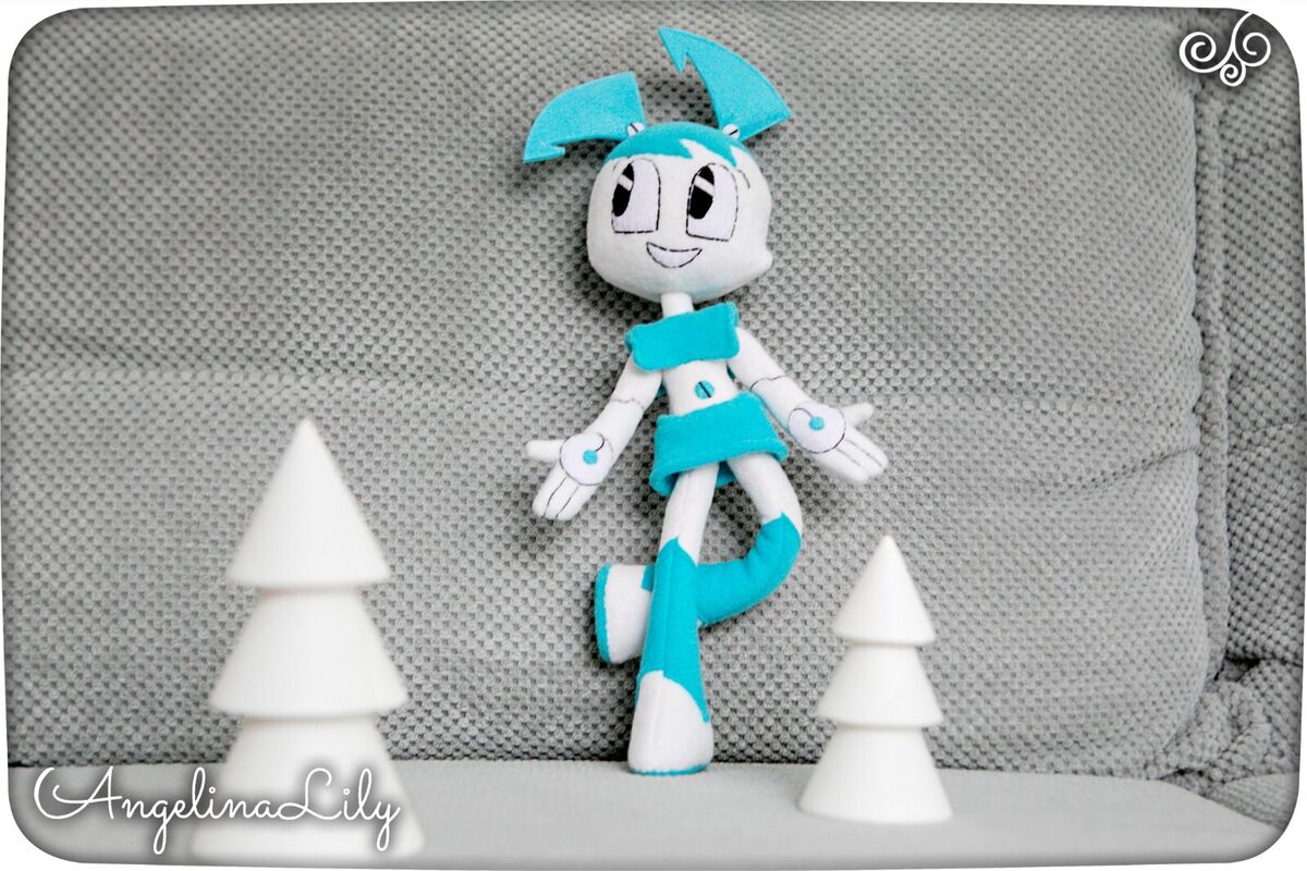 Jenny Wakeman My Life as a Teenage Robot inspired, XJ-9 handmade doll, 15.7  in