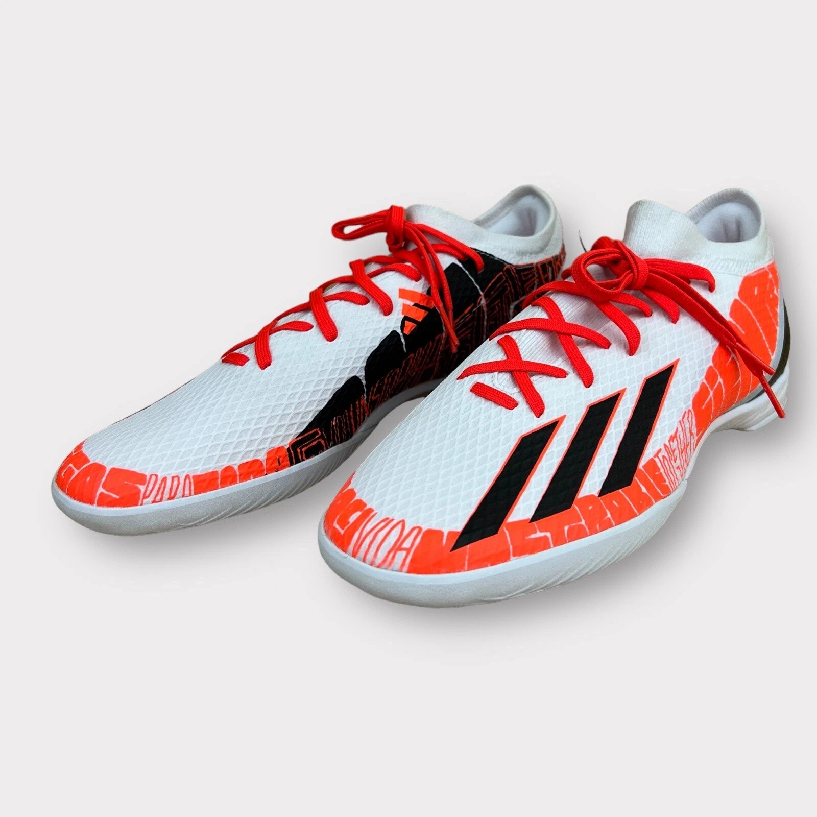 Adidas X Speedportal Messi.3 scarpe da calcio bianche da uomo taglia 10 5 piatte