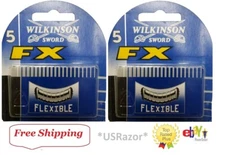 10 Wilkinson FX Razor Blade Cartridge Refill Fit Schick Performer Tracer Diamond