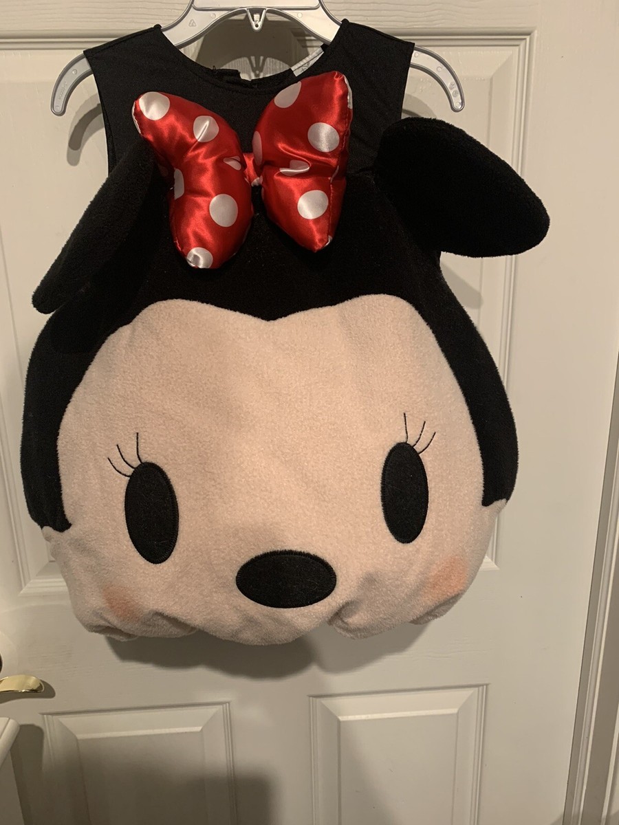 Disney Store Minnie Mouse Tsum Tsum Plush Costume Child Size M 7/8 Suit Only