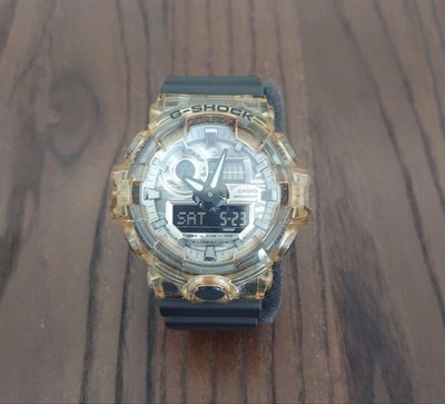 CASIO G-SHOCK GA-700SK-1AJF Skeleton Herrenuhr mit Box und Anleitung