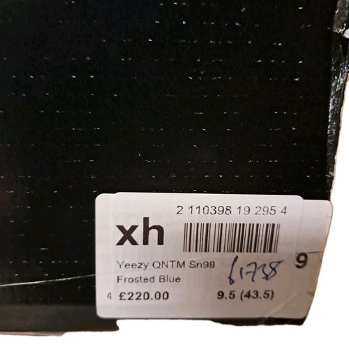 Adidas Man's Yeezy QNTM SN 99 Frosted Blue Size 9.5 With Box Brand New - Picture 10 of 11