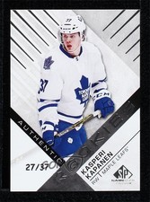 2016-17 SP Game Used Authentic Rookies 27/37 Kasperi Kapanen #140 7ez