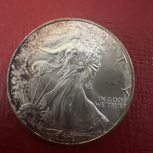 2001 American Silver Eagle Bullion $1 Coin