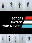Lot of 9 Vintage 1980s G.I. Joe ARAH Figures 3.75" Hasbro Loose Parts/Repair