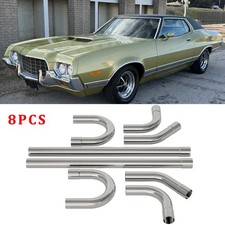 For 1968-76 Ford Torino Gt 2.5 Exhaust Pipe Mandrel Straight Bend Stainless Kit