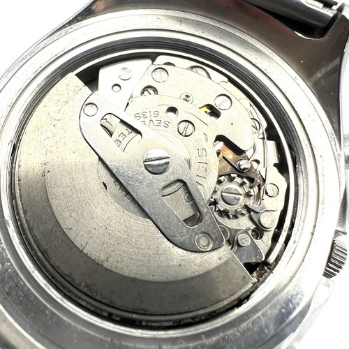 Orologio Cronografo Automatico SEIKO 6139-7100 HELMET DARTH VADER Vintage Uomo - Foto 11 di 21