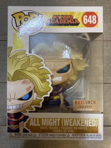 My Hero Academia- All Might (Weakened) (GITD) Funko Pop 648 (Boxlunch Exclusive)