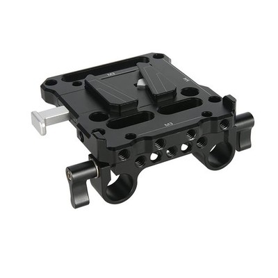 Quick Release V Lock Mount Battery Plate 15mm Rail Block 467 Camera Parts