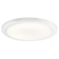 Kichler 44248LED30 Zeo 13"W Edge Lit LED Flush Mount Drum Ceiling - White