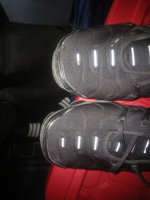 Nike Air VaporMax Plus Black Low Top Lace-Up Men's Running Athletic Sneaker