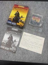 CIB Indiana Jones and the Last Crusade (Sega Game Gear, 1992) Complete Reg Card