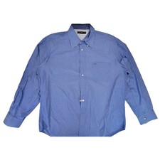 Tommy Hilfiger Golf Men's Blue Button Down Long Sleeve Shirt XL