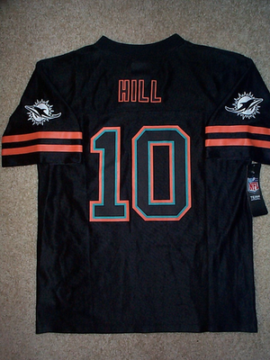 (2025-2026) Miami Dolphins TYREEK HILL nfl Jersey YOUTH KIDS BOYS (xl-18) 