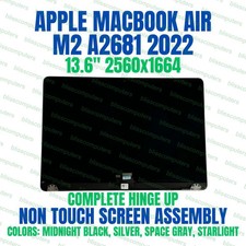 MacBook Air 13.6" A2681 EMC 4074 LCD Display Screen Replacement Starlight