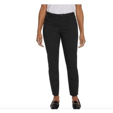 NEW Banana Republic High rise Twill Pants women's 8 Black