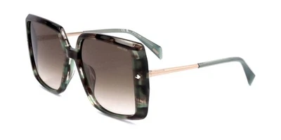 Lunettes de Soleil Police SPLL96 Striped shiny brown green 56/16/140 Femme - Photo 1/3