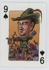 1996 Action Publishing Politicards Playing Cards Blue Back Pat Buchanan #9S 0kb5