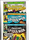 *🔑💥* WOW MARVEL AMAZING SPIDER-MAN LOT OF 3 BRONZE AGE #s 214/215/218 🤑