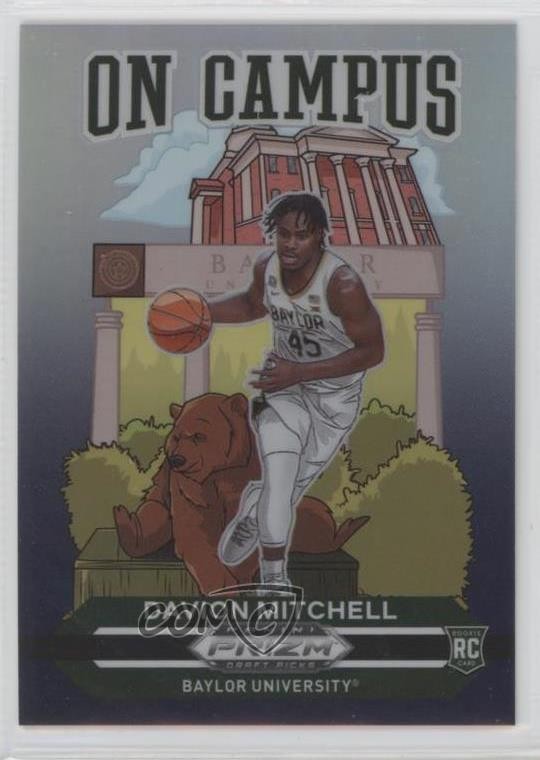2021-22 Panini Prizm Draft Picks On Campus Davion Mitchell #10 Rookie RC 0h3t
