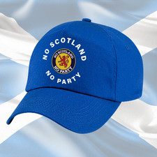 No Scotland No Party Football Cap Scotland Fan Hat World Cup 2026 Supporters Cap