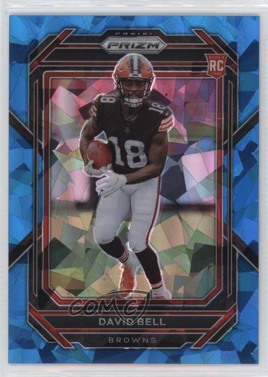 2022 Panini Prizm Rookies Blue Ice Prizm 76/99 David Bell #334 12tf