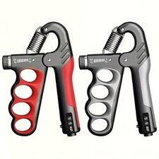 Fitness Hand Grip Strengthener with Resistance Counting Function, 10-130 lbs