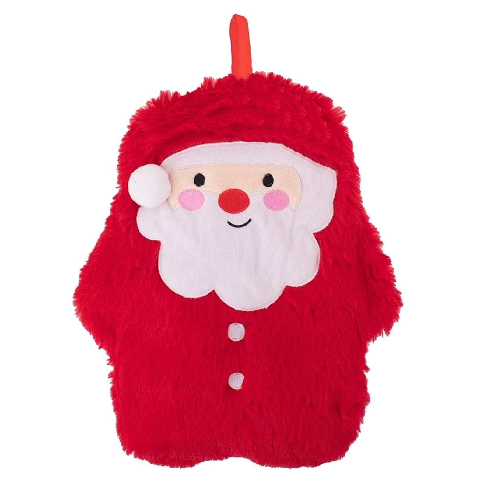 Christmas Hot Water Bottle and Plush Cover - Santa