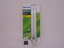 Philips energy saver replacement CFL 13w PL-S  cool white 4100K bulb 825 lumens