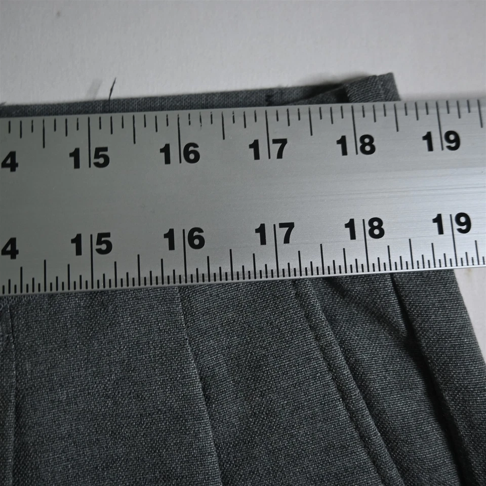 Pantalones de vestir plisados de lana grises botánicos 500 36x32 de colección para hombre Foto 2 de 4