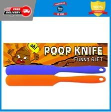 Artreeiger 2 Pack Poop Knife, Silicone Poop Cutter Knife Prank Practical Joke