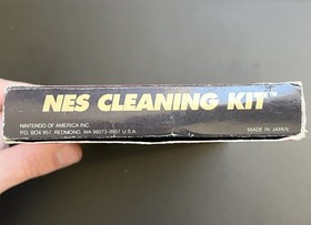 1989 - Nintendo - Vintage - OEM - NES Cleaning Kit *CIB* SHIPS BOXED! 📦😊