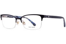 Kate Spade KS-Alexanne-2/G PJP Eyeglasses Frame Women's Blue Semi Rim 53mm