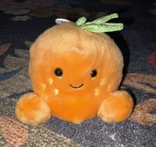Aurora Mini Orange Palm Pals 5" Tangie Orange Adorable Stuffed Animal NEW Soft 
