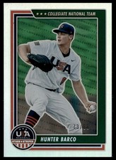 2022 Panini Stars & Stripes #1 Hunter Barco Base Longevity Holo Silver /80