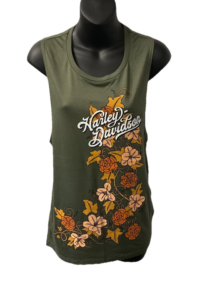 Harley-Davidson Cotton Casual Tank Tops for Women for sale | eBay