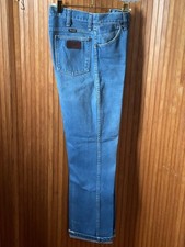 Wrangler Vintage 70s 80s USA Made Broken Denim Straight Jeans W31
