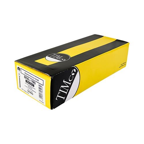 TIMCO Chemical Anchor Stud Zinc M20 x 260 Silver Pack 4