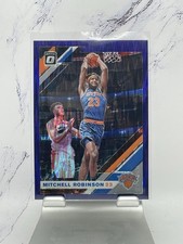 Knicks 2019 Donruss Optic Mitchell Robinson SP Purple Shock Prizm #83 New York